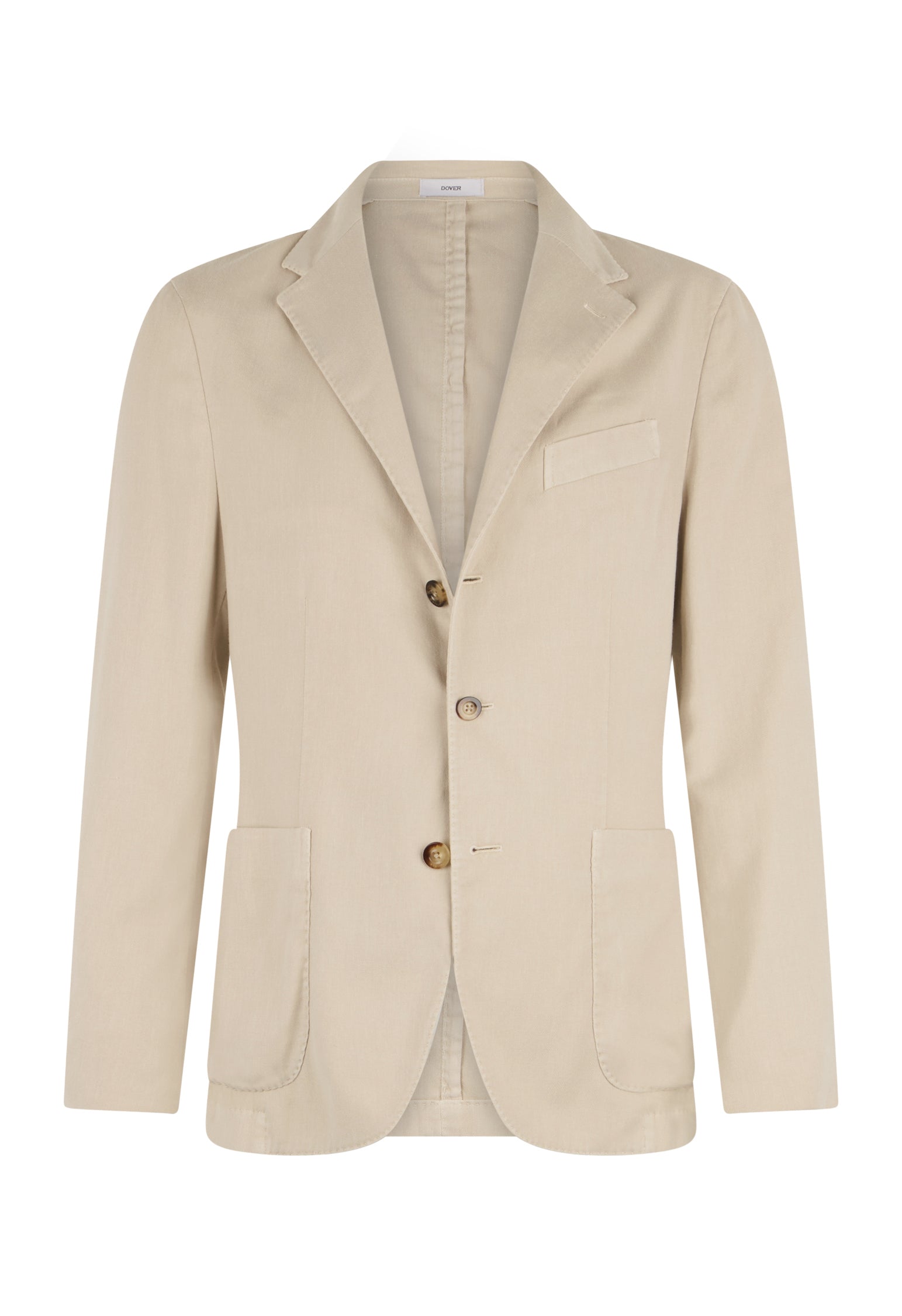 Warm White Blended Soft Cotton Dover Jacket