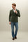 Green Cotton Jersey Double-Breasted Dover Jacket