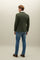 Green Cotton Jersey Double-Breasted Dover Jacket