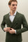 Green Cotton Jersey Double-Breasted Dover Jacket