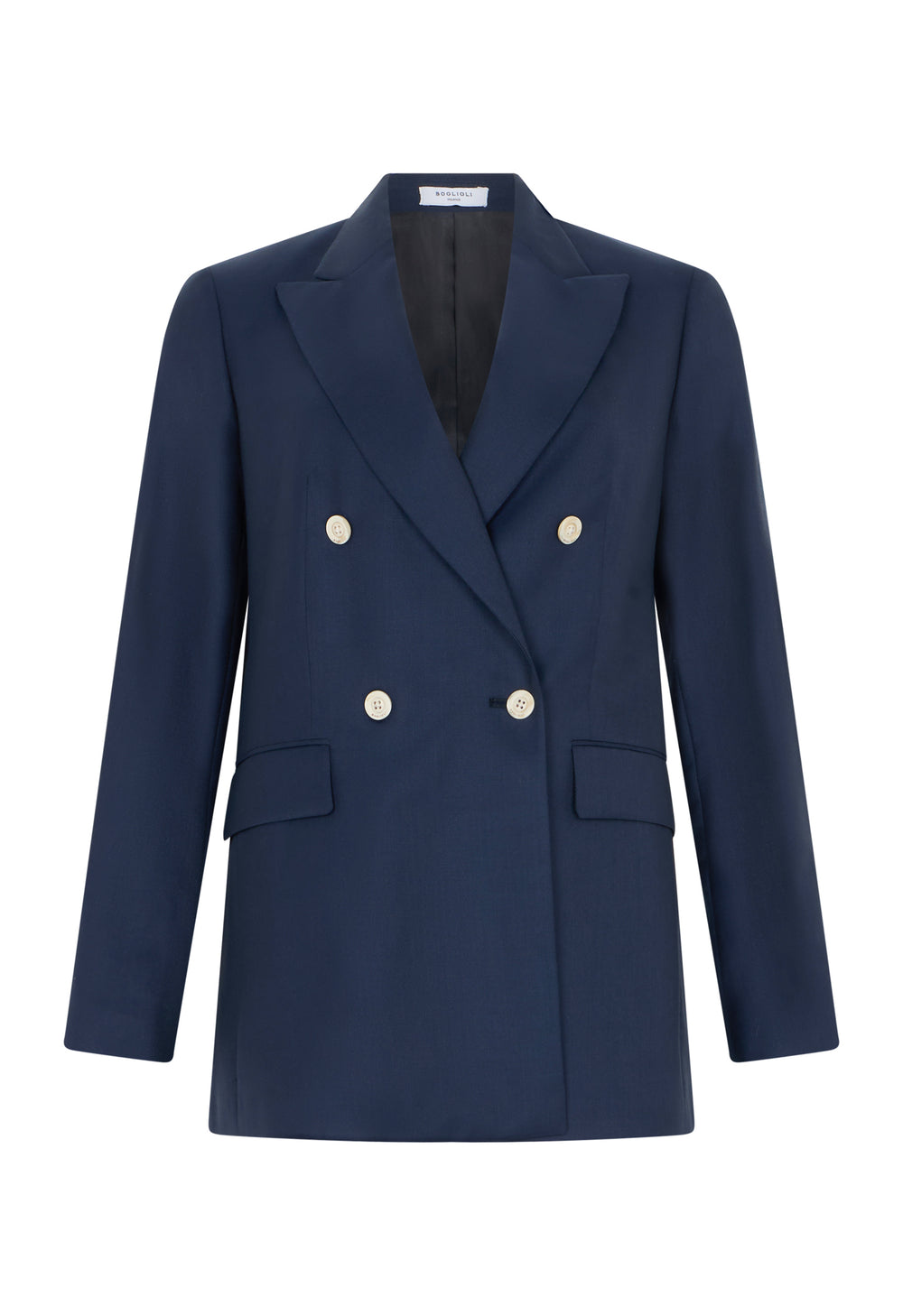 Blue Wool Twill Bianca Blazer