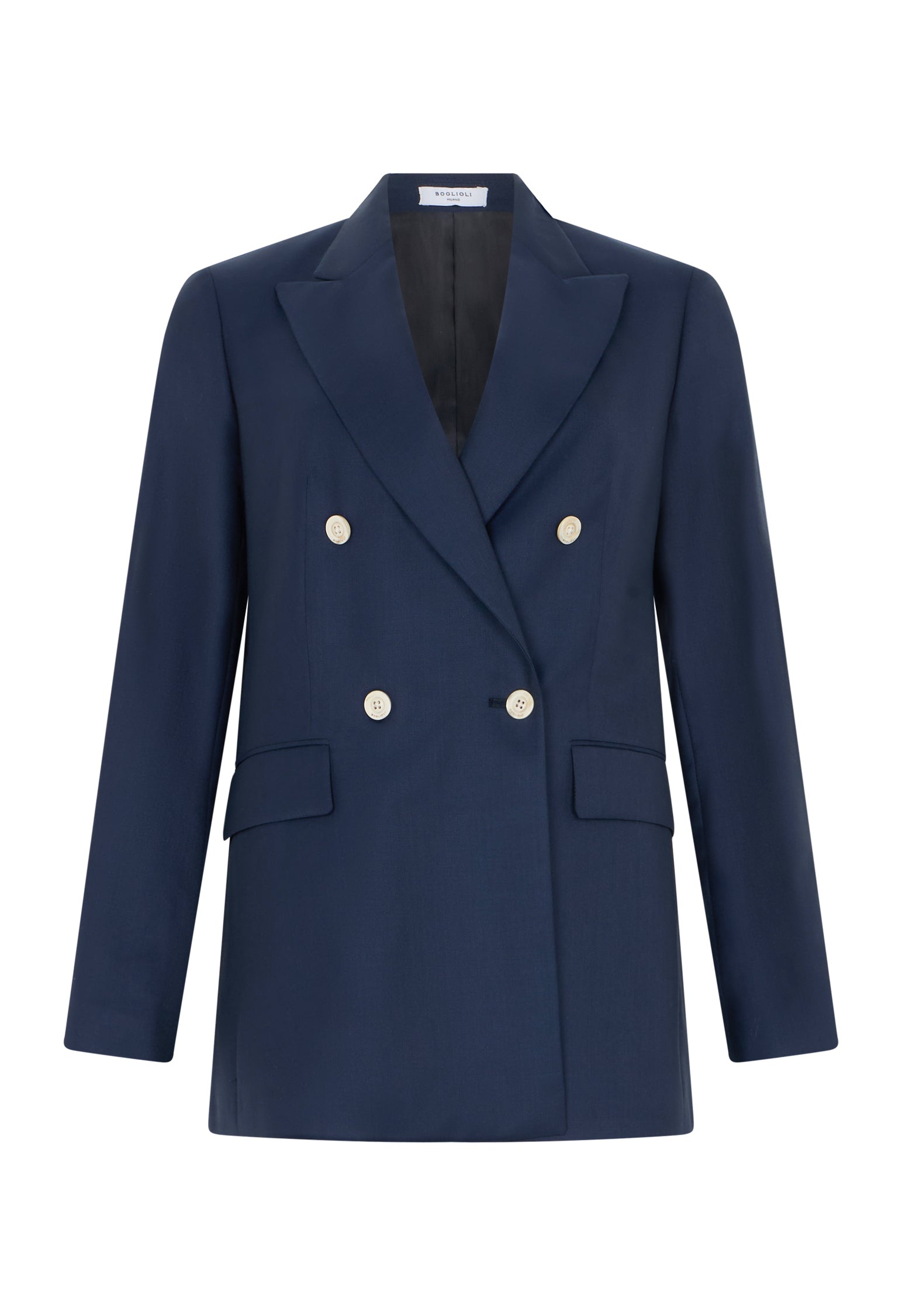 Blue Wool Twill Bianca Blazer