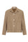 Brown Blended Linen herringbone Margot Blazer